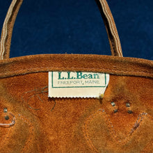 画像をギャラリービューアに読み込む, 1980's L.L.BEAN SUEDE TOTE BAG