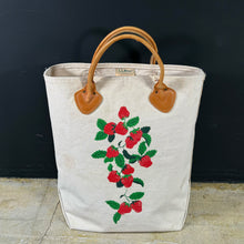 画像をギャラリービューアに読み込む, 1980-90's L.L.Bean LETHER HANDLE TOTE (GOOD CONDITION / size M TALL)