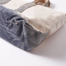 画像をギャラリービューアに読み込む, 1980s L.L.Bean BOAT AND TOTE 白紺 (GOOD FADE / size M)