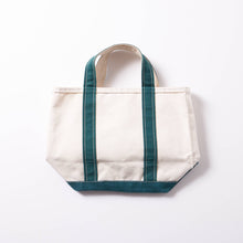 画像をギャラリービューアに読み込む, 1990s L.L.Bean BOAT AND TOTE 白緑 (GOOD CONDITION / size S)