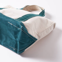 画像をギャラリービューアに読み込む, 1990s L.L.Bean BOAT AND TOTE 白緑 (GOOD CONDITION / size S)