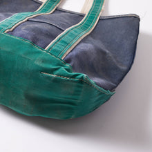 画像をギャラリービューアに読み込む, 1980s L.L.Bean デラックストート 紺緑 ( size M TALL )