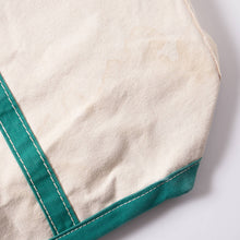 画像をギャラリービューアに読み込む, 1970-80s L.L.Bean? BOAT AND TOTE 白緑 ( size L )