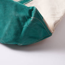 画像をギャラリービューアに読み込む, 1970-80s L.L.Bean? BOAT AND TOTE 白緑 ( size L )