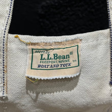 画像をギャラリービューアに読み込む, 1980's L.L.Bean BOAT AND TOTE ( VERY GOOD DAMAGE & FADE / size L )