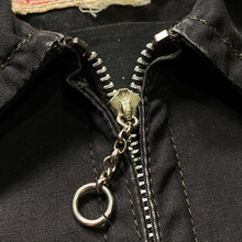 画像をギャラリービューアに読み込む, 1940-50's Sun Valley Cotton Pullover Jacket (BLACK / GOOD DESIGN)