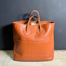 画像をギャラリービューアに読み込む, 1980's L.L.Bean LETHER TOTE BAG ( GOOD CONDITION / size M)