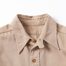 画像をギャラリービューアに読み込む, 1940s WORK SHIRT WITH CHINSTRAP (GOOD CONDITION)