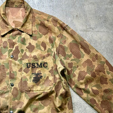 画像をギャラリービューアに読み込む, 1940's USMC DUCKHUNTER CAMO HBT JACKET 1st MODEL