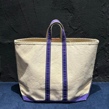 画像をギャラリービューアに読み込む, 1980's L.L.Bean BOAT AND TOTE ‘’PURPLE” ( GOOD CONDITION / size L)