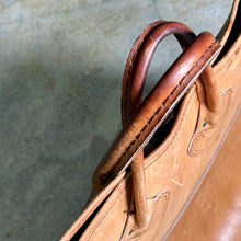 画像をギャラリービューアに読み込む, 1980's L.L.Bean LETHER TOTE BAG (size M)