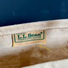 画像をギャラリービューアに読み込む, 1980-90's L.L.Bean LETHER HANDLE TOTE (GOOD CONDITION / size M TALL)