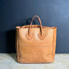 画像をギャラリービューアに読み込む, 1980's L.L.Bean LETHER TOTE BAG (size M)