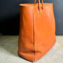 画像をギャラリービューアに読み込む, 1970's L.L.Bean LETHER TOTE BAG(GOOD CONDITION / size L or XL)
