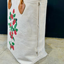 画像をギャラリービューアに読み込む, 1980-90's L.L.Bean LETHER HANDLE TOTE (GOOD CONDITION / size M TALL)