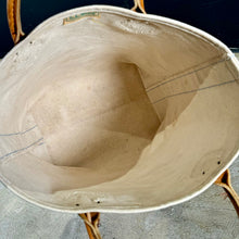 画像をギャラリービューアに読み込む, 1980-90's L.L.Bean LETHER HANDLE TOTE (GOOD CONDITION / size M TALL)