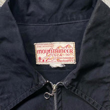 画像をギャラリービューアに読み込む, 1940-50's Sun Valley Cotton Pullover Jacket (BLACK / GOOD DESIGN)