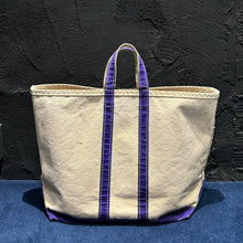 画像をギャラリービューアに読み込む, 1980's L.L.Bean BOAT AND TOTE ‘’PURPLE” ( GOOD CONDITION / size L)