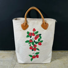 画像をギャラリービューアに読み込む, 1980-90's L.L.Bean LETHER HANDLE TOTE (GOOD CONDITION / size M TALL)