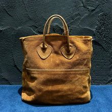 画像をギャラリービューアに読み込む, 1980's L.L.BEAN SUEDE TOTE BAG