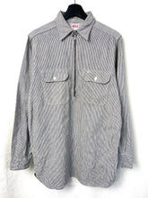 画像をギャラリービューアに読み込む, 1950s HERCULES ヒッコリーワークシャツ HALF ZIP