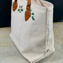 画像をギャラリービューアに読み込む, 1980-90's L.L.Bean LETHER HANDLE TOTE (GOOD CONDITION / size M)