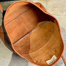 画像をギャラリービューアに読み込む, 1980's L.L.Bean LETHER TOTE BAG ( GOOD CONDITION / size M)