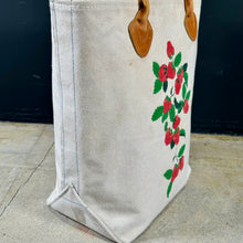 画像をギャラリービューアに読み込む, 1980-90's L.L.Bean LETHER HANDLE TOTE (GOOD CONDITION / size M TALL)