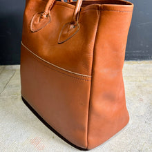 画像をギャラリービューアに読み込む, 1980's L.L.Bean LETHER TOTE BAG ( GOOD CONDITION / size M)