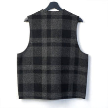 画像をギャラリービューアに読み込む, FILSON ウールマッキノウベスト BLACK×GREY ( MINT CONDITION )