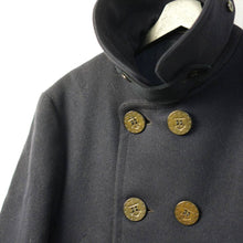 画像をギャラリービューアに読み込む, 1910-1920s US.NAVY 13スターボタン Pコート WW1 ( GOOD CONDITION )