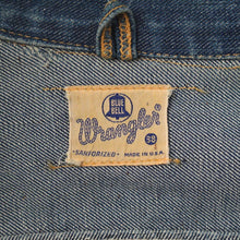画像をギャラリービューアに読み込む, 1960's WRANGLER 11MJZ デニムGジャン 38