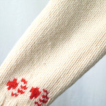 画像をギャラリービューアに読み込む, 1950's 1960's ウルフ柄 カウチンセーター