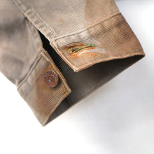 画像をギャラリービューアに読み込む, 1960's LEVI'S 70519E ピケ素材 Gジャン モカ チェーンステッチ刺繍入り