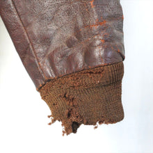 画像をギャラリービューアに読み込む, 1940's A-2フライトジャケット スコードロンパッチ付き スカル