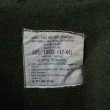 画像をギャラリービューアに読み込む, 1970's USN A-2 デッキジャケット ステンシル入り DDG size L