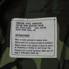 画像をギャラリービューアに読み込む, 1960's U.S.ARMY 3RD ERDL ジャングルファティーグパンツ (GOOD CONDITION / M-S)