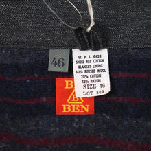 画像をギャラリービューアに読み込む, 1950's BIG BEN ブラックシャンブレー ワークジャケット 46 DEAD STOCK