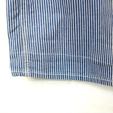 画像をギャラリービューアに読み込む, 1970's Lee ヒッコリーストライプ オーバーオール エプロン付きダブルニー