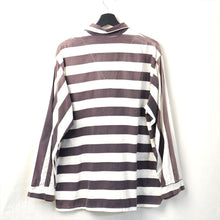 画像をギャラリービューアに読み込む, 1950's Vintage Macy's Men's Store プリズナー ボーダー パジャマシャツ