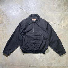 画像をギャラリービューアに読み込む, 1940-50's Sun Valley Cotton Pullover Jacket (BLACK / GOOD DESIGN)