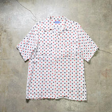 画像をギャラリービューアに読み込む, 1950's Gantner S/S RAYON SHIRT (GOOD CONDITION / size L)