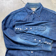 画像をギャラリービューアに読み込む, 1950-60's BAR C DENIM WESTERN SHIRT