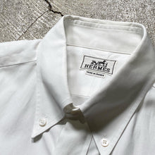 画像をギャラリービューアに読み込む, HERMES S/S BD SHIRT (MADE IN FRANCE / GOOD CONDITION)