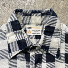 画像をギャラリービューアに読み込む, 1970's SEARS PRINT NEL SHIRT (BLACK×WHITE)