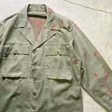 画像をギャラリービューアに読み込む, 1940's US.ARMY M-43 HBT JACKET (size 38R)
