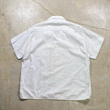 画像をギャラリービューアに読み込む, 1950-60's Hollywood S/S COTTON SHIRT (size L)