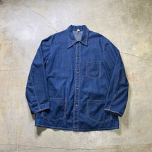 画像をギャラリービューアに読み込む, 1940's W.P.A DENIM COVERALL (GOOD CONDITION / BIG SIZE)