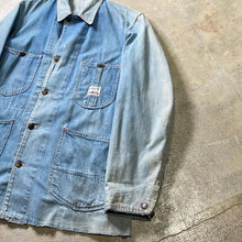画像をギャラリービューアに読み込む, 1950's POWR HOUSE DENIM COVERALL (NICE DAMAGE & SUN FADE)