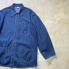 画像をギャラリービューアに読み込む, 1940's W.P.A DENIM COVERALL (GOOD CONDITION / BIG SIZE)